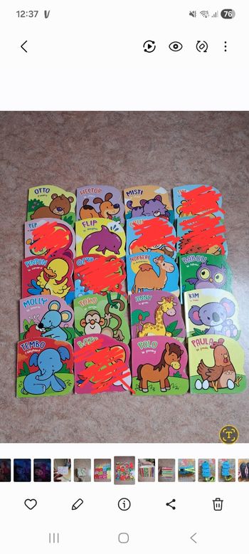 Livre animaux 