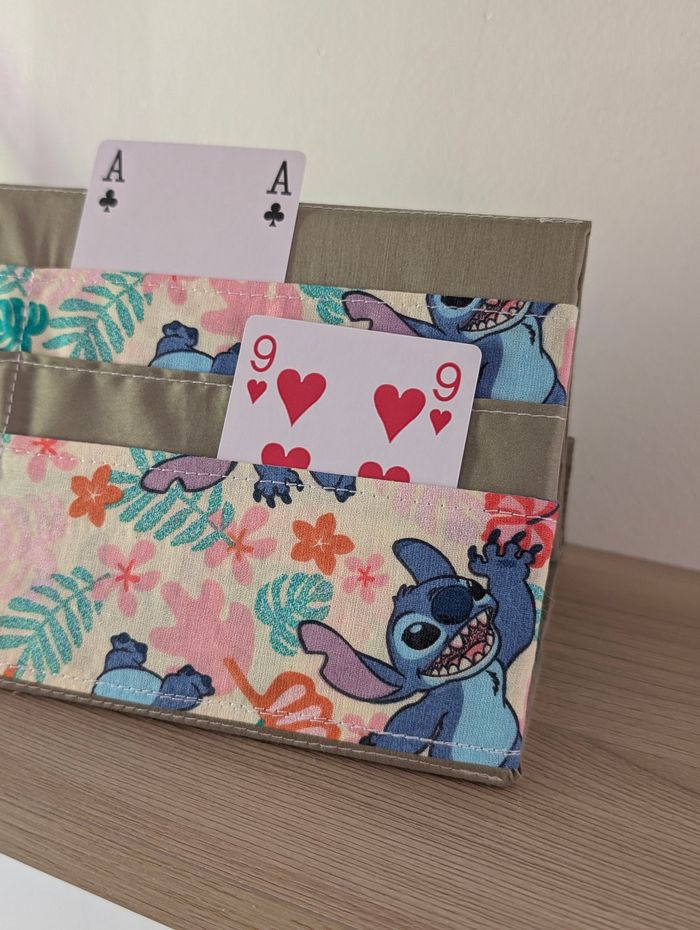 Porte cartes de jeu modèle stitch - photo numéro 3
