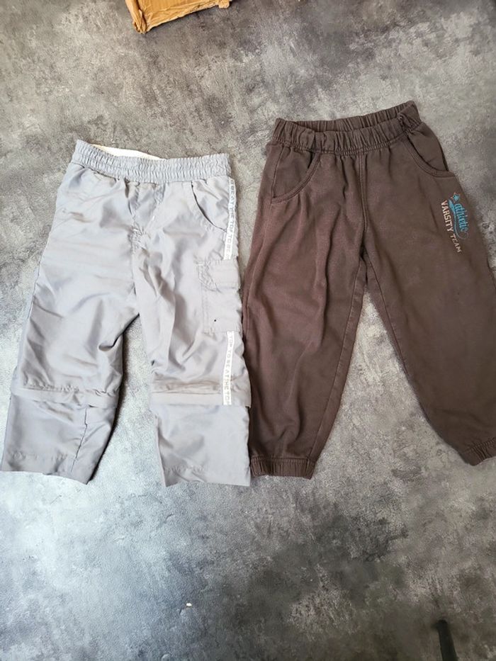 Lot 2 pantalons joggings bon état