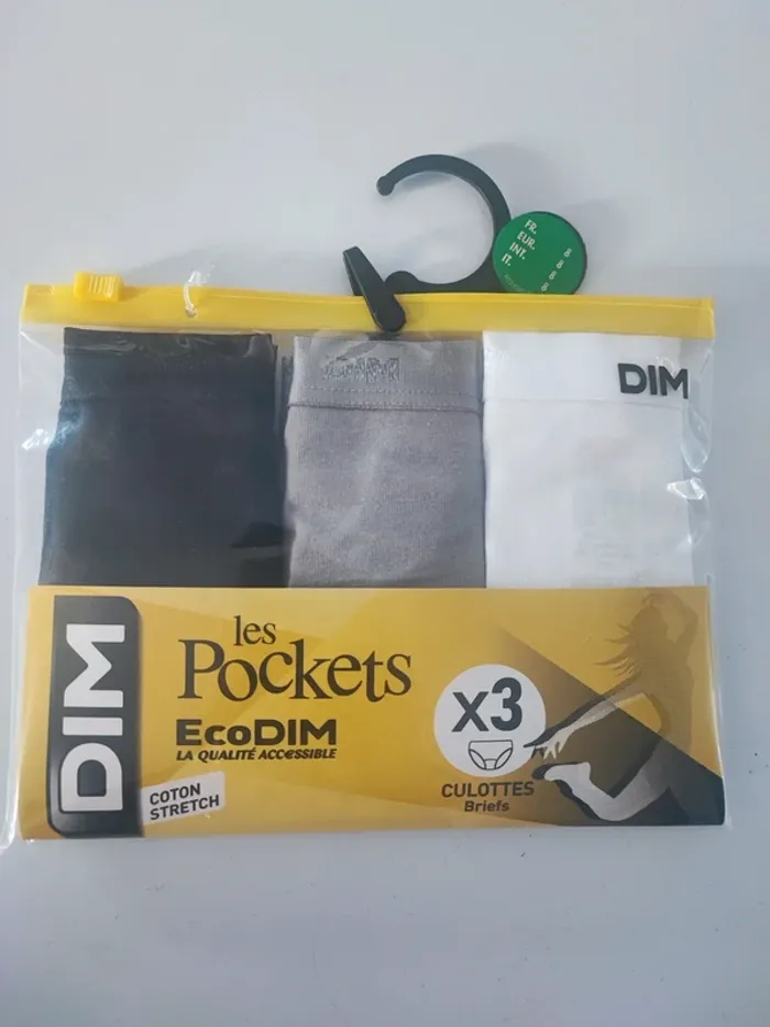 Lot de 3 culottes Dim 8 ans