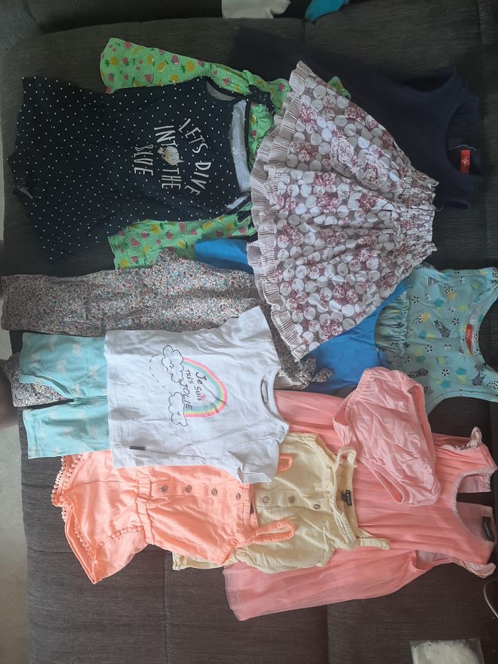 Lot vêtements été fille 1 an - photo numéro 3
