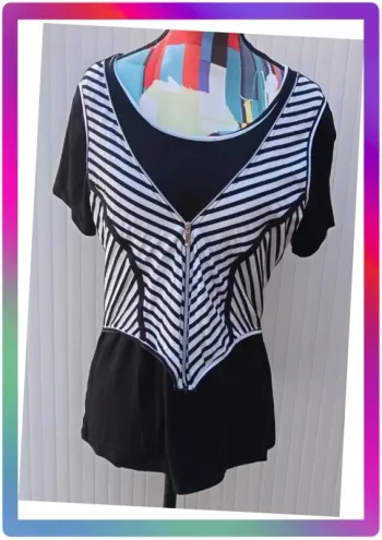 Blouse manches courtes S Multiples