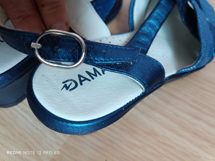 Ballerines marine Damart ouvertes P.38 - photo numéro 5