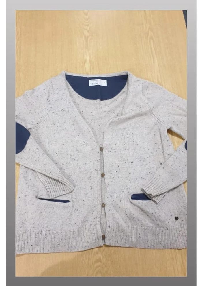 Gilet homme Bonobo S beige et bleu