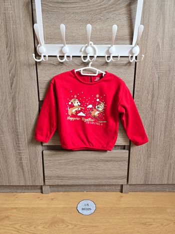 Vêtement Bébé Fille - Pull Tic et Tac - Disney - 18 mois 81 cm