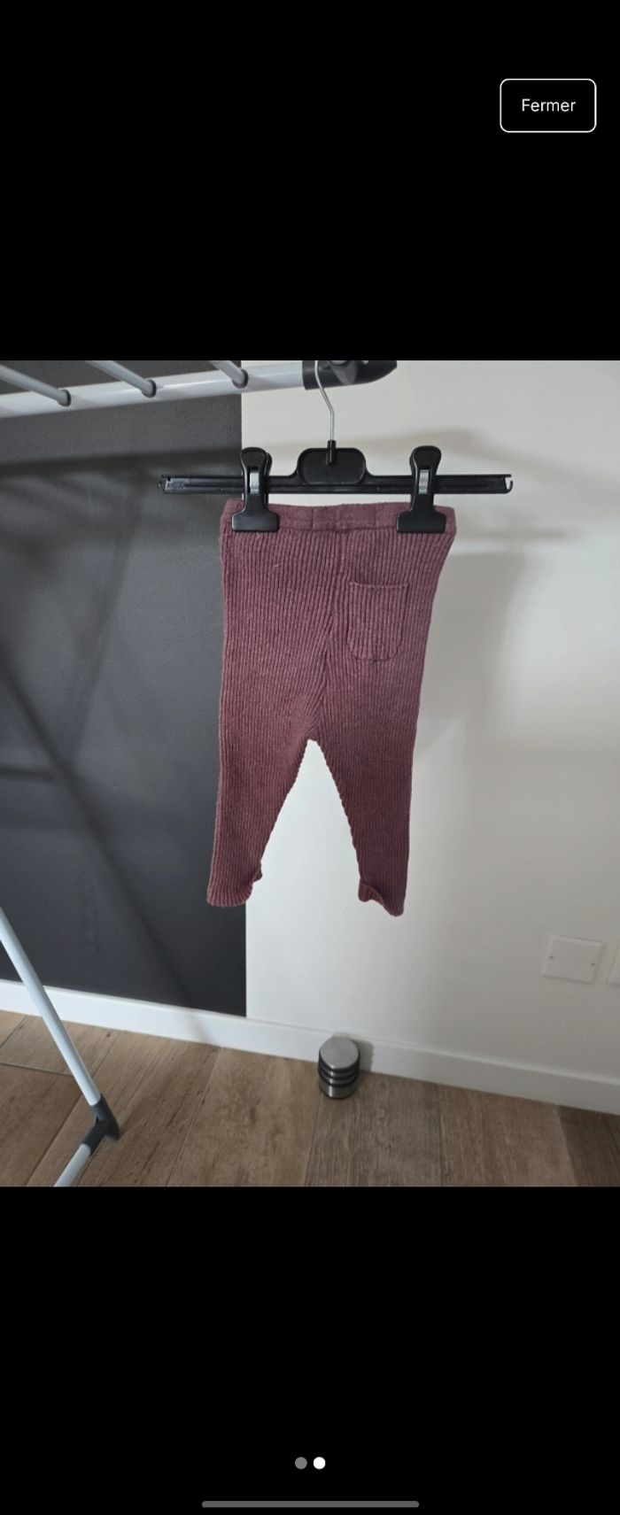 Leggins maille 9-12 mois - photo numéro 2