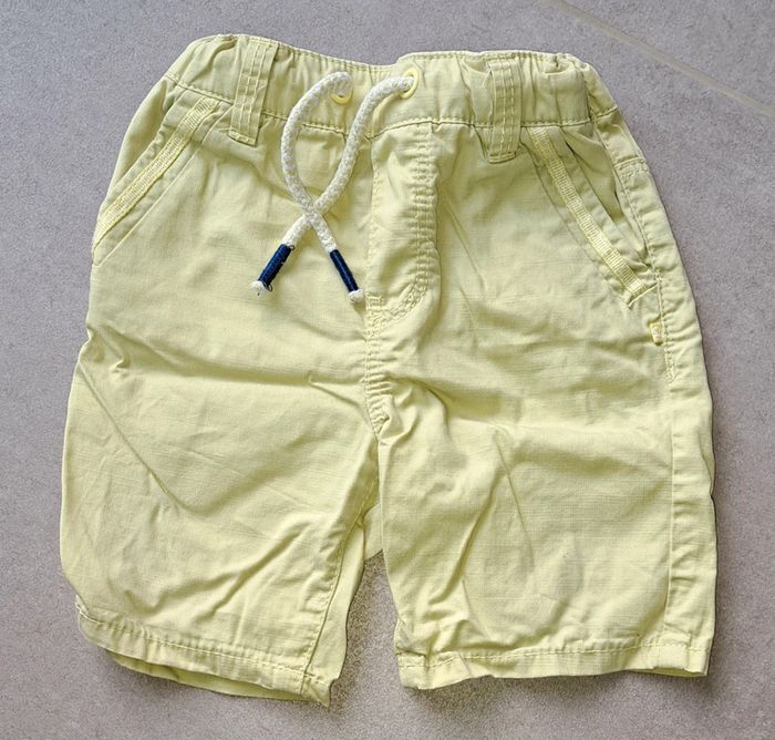 Short jaune Obaïbi 12 mois