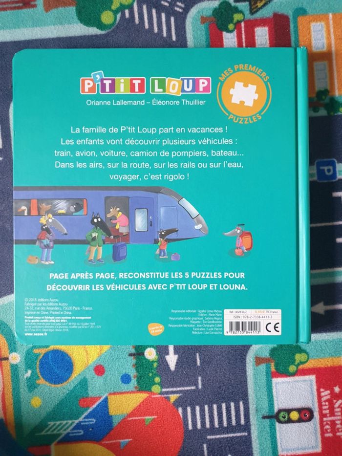 Livre puzzle p'tit loup - photo numéro 4