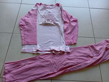 Pyjama 2 pièces coton fille 16 ans