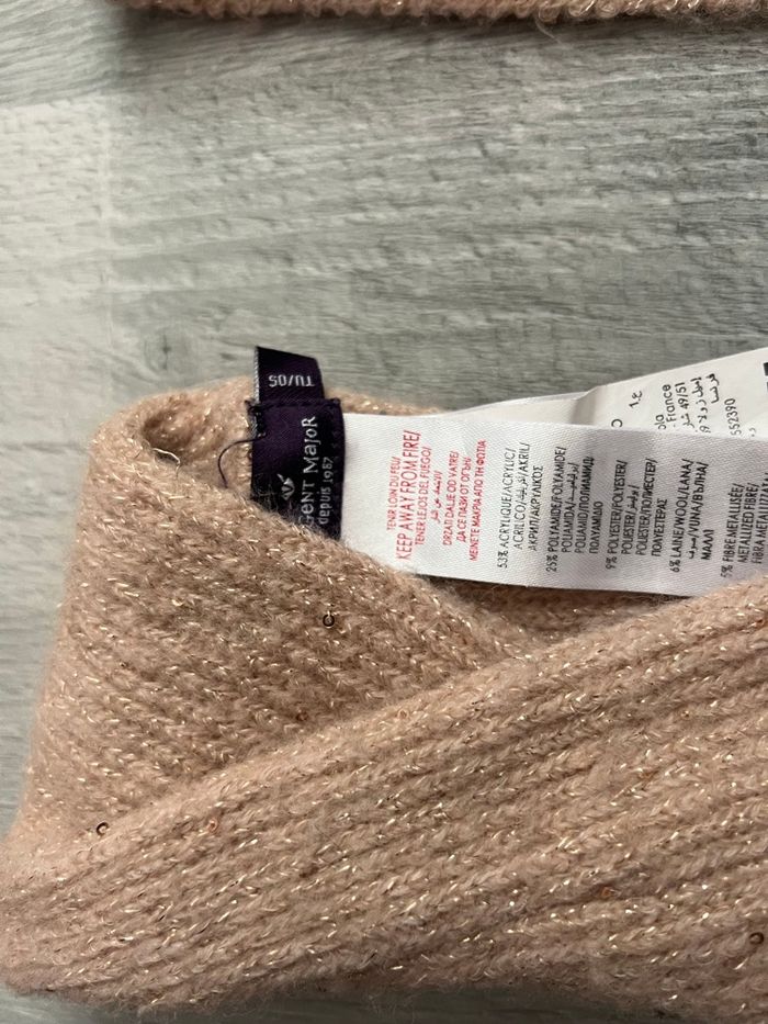 Ensemble bonnet + écharpe Sergent Major 18 mois - photo numéro 2