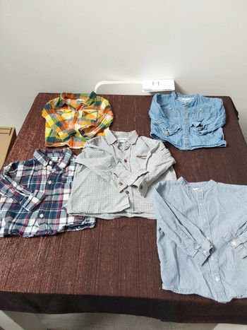 Lot chemises 18 mois