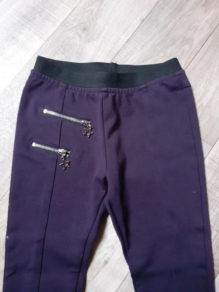 Pantalon fille violet 4 ans - photo numéro 3