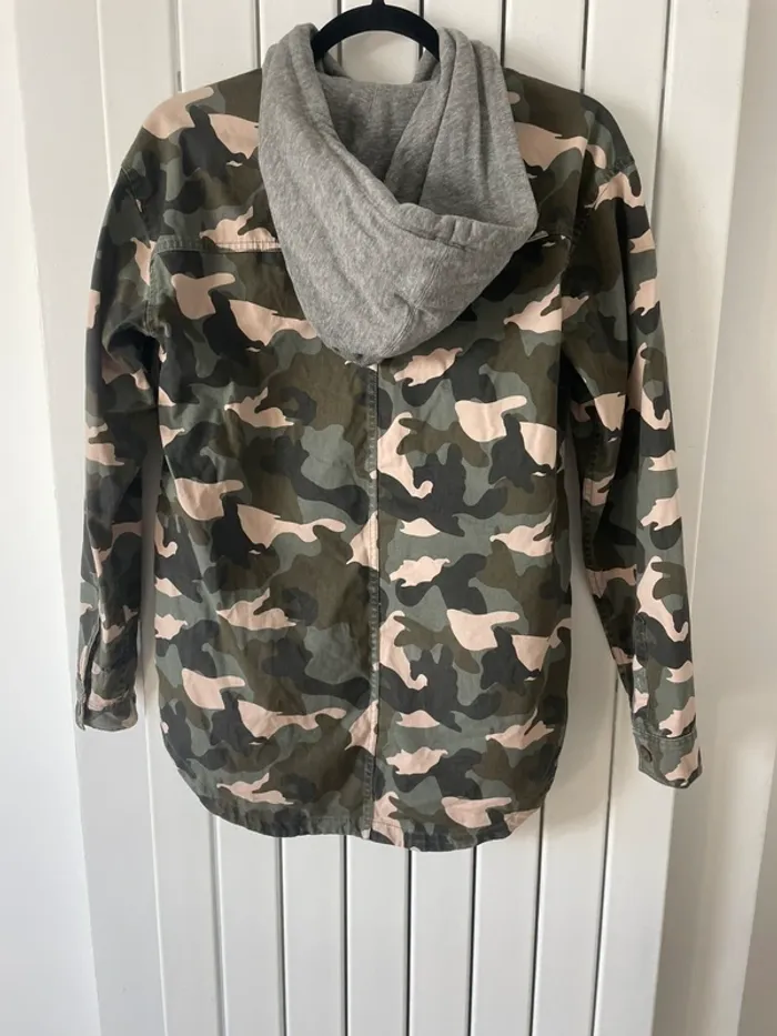 Veste à capuche style camouflage - photo numéro 5