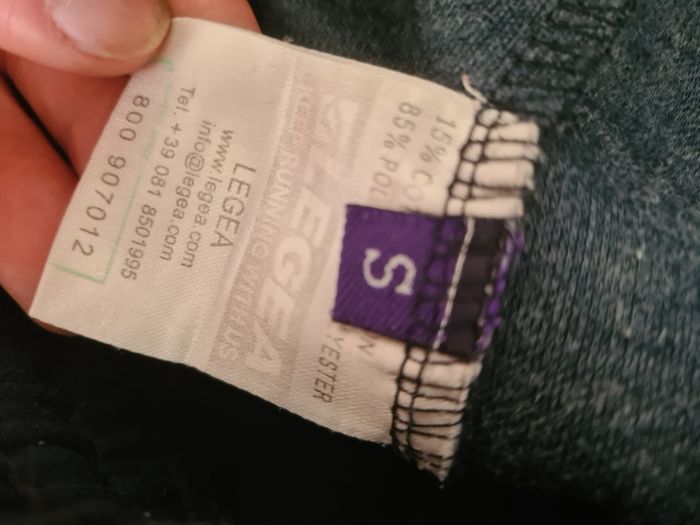 Short bleu marine Legea / Taille S - photo numéro 3