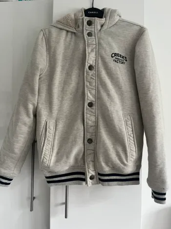 Veste matelassée Creeks beige et noire taille M