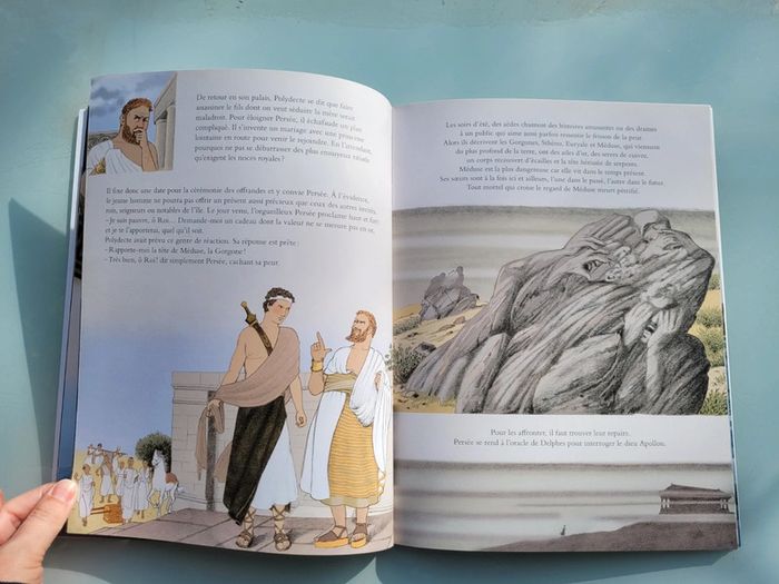 Livre l'école des loisirs couverture souple, Persée Vainqueur de la Gorgone 8/11 ans Pommaux Yvan 16 - photo numéro 3
