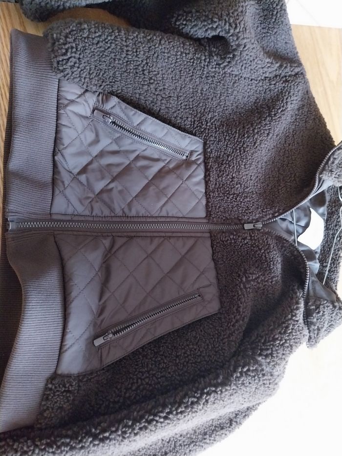 Blouson style bomber marron - photo numéro 3