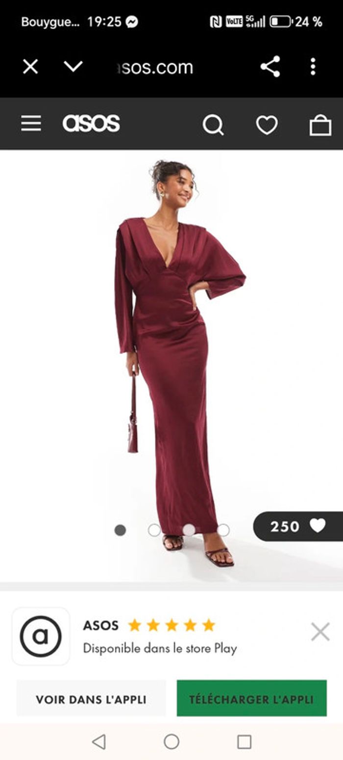 Robe de soirée satinée - photo numéro 11