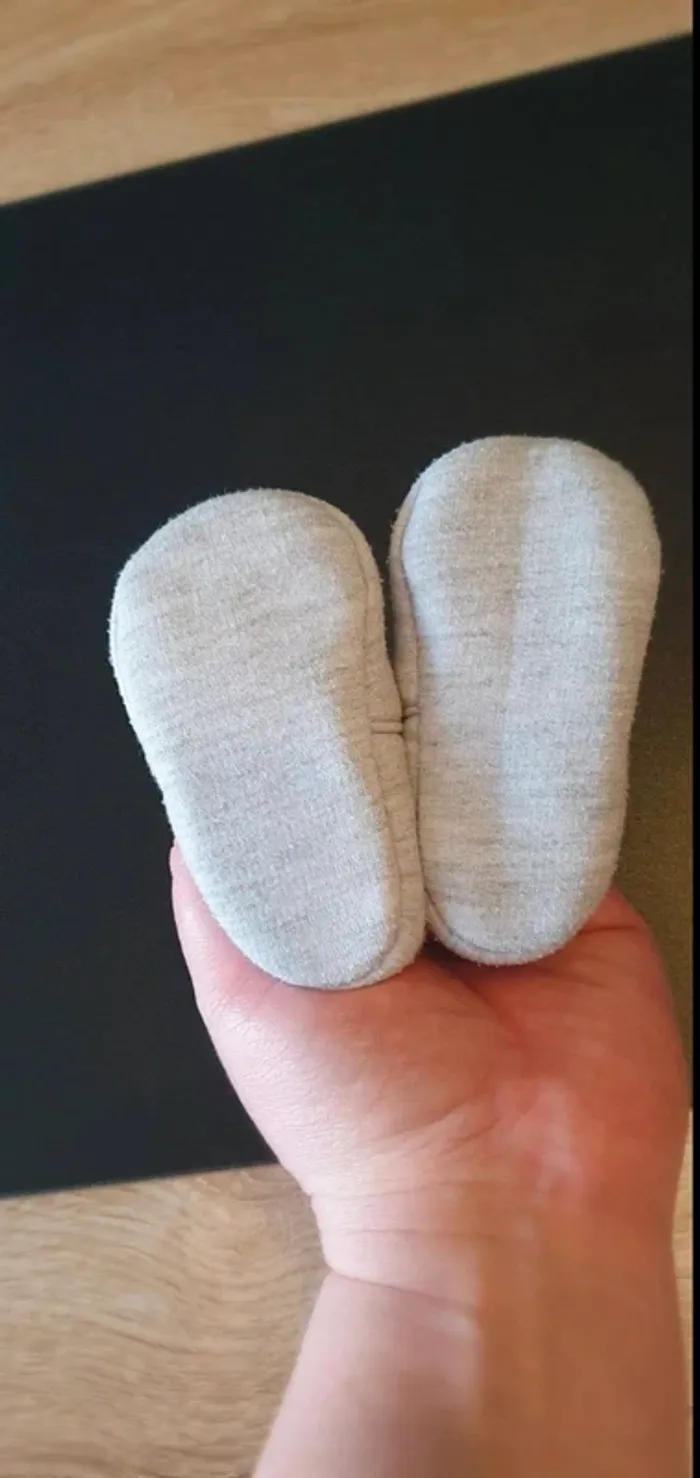 Lot de 2 paires de chaussons bébé - photo numéro 3