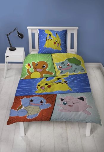 Housse de couette + Taie PIKACHU - POKÉMON - NEUF