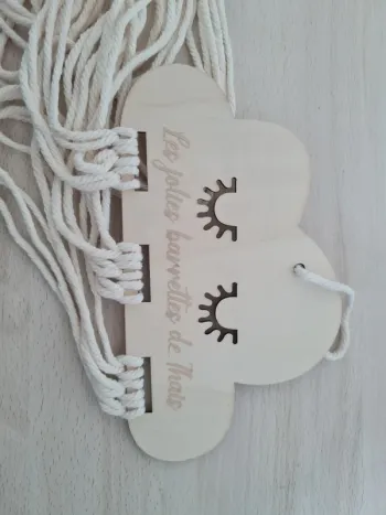 Porte barrette nuage pour petite fille Thais
