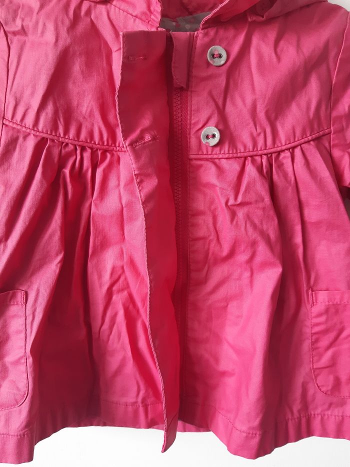 Manteau rose léger bébé fille 12 mois Obaibi - photo numéro 5