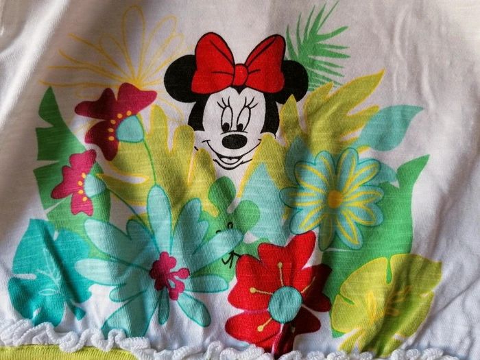 Ensemble leggings et débardeur minnie taille 12 mois - photo numéro 3