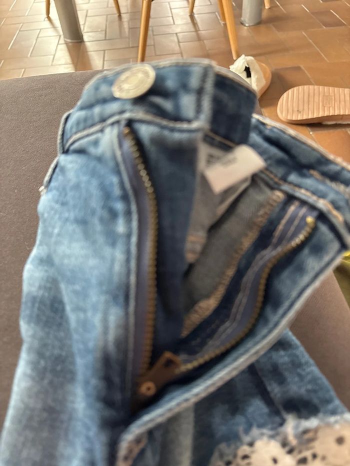 short jeans dentelle - photo numéro 6