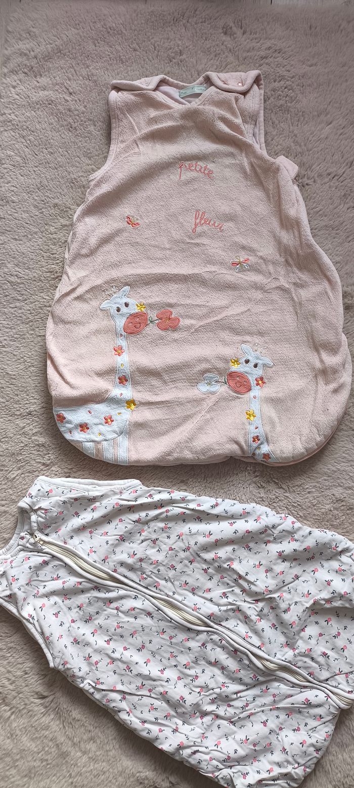Lot de 7 gigoteuses bébé fille – 0 à 6 mois – Automne/Hiver - photo numéro 3