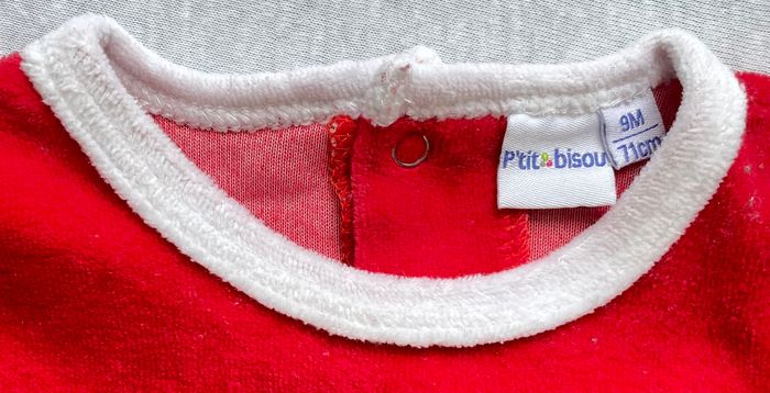 Dors bien / Grenouillère / Pyjama + Bonnet de Noël 71cm 9m - photo numéro 6