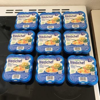 Purée épinards et saumon