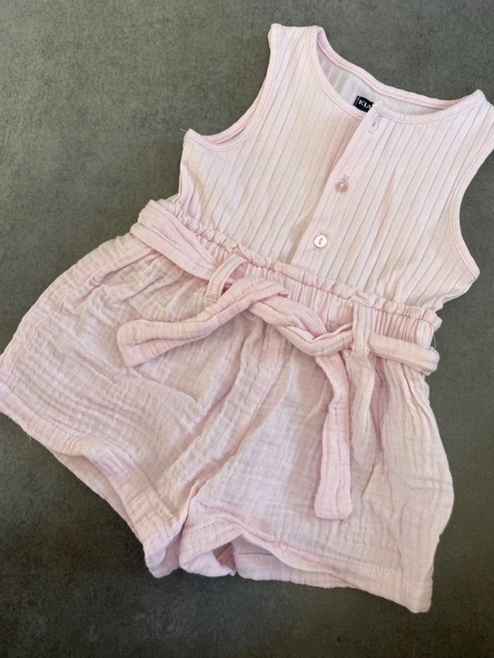 Combi short rose pale - photo numéro 3