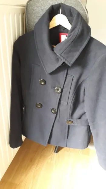 manteau bleu marine