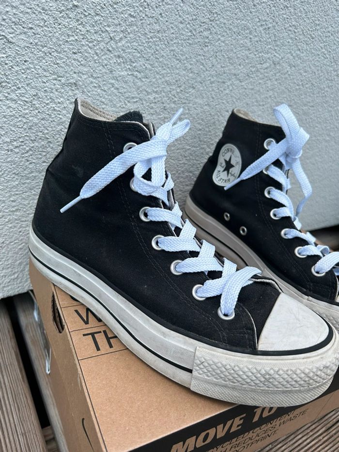 converse noir et blanc femme 38 - photo numéro 3