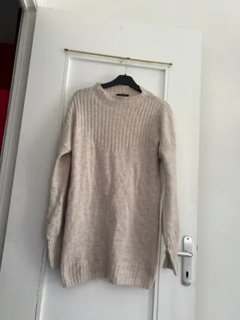 Sweat long en laine pour femmes