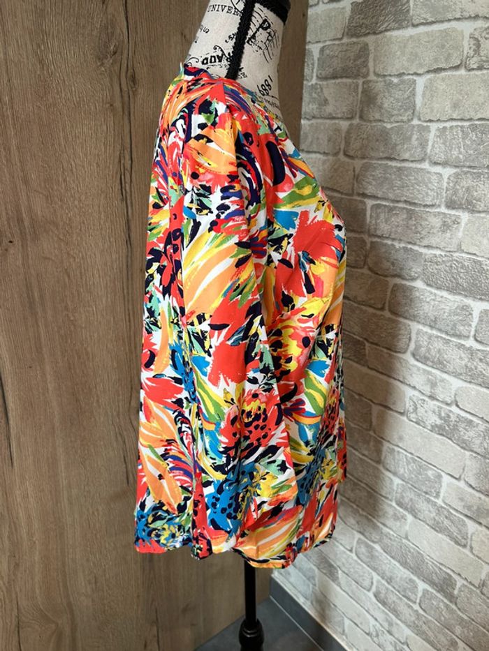 Blouse casual multicolore taille 40 - photo numéro 2
