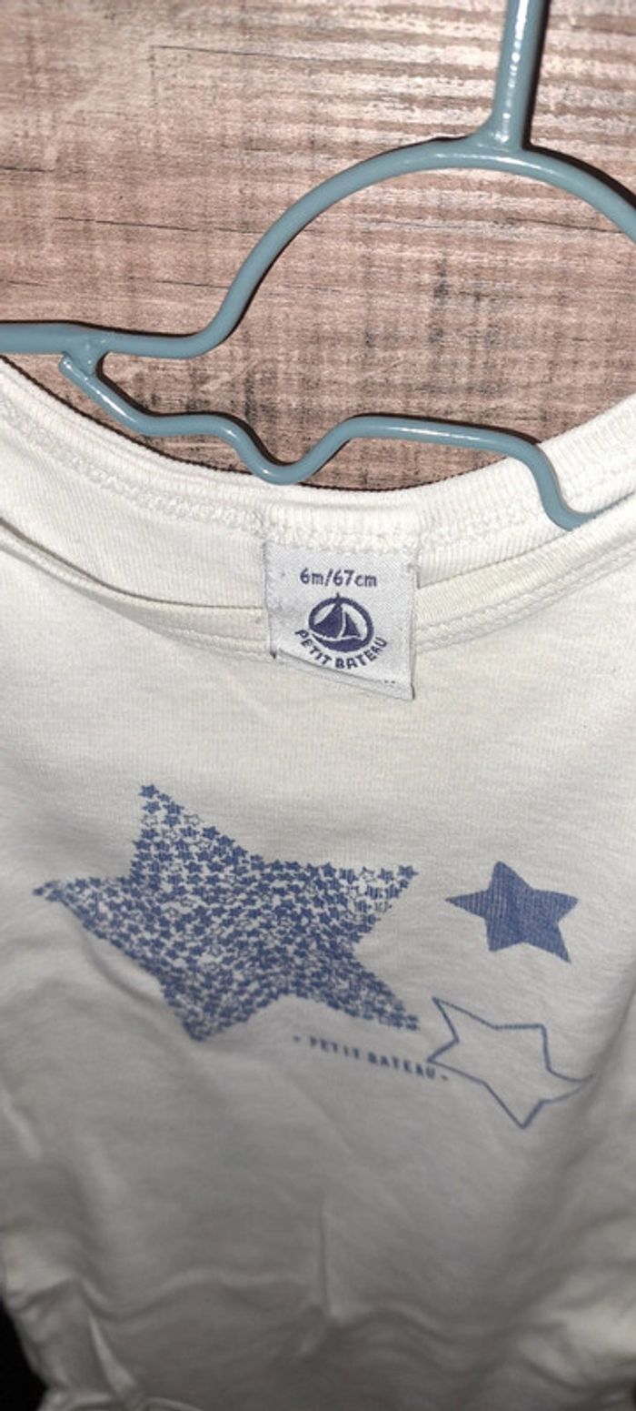 Body manches longues Petit Bateau 6 mois - photo numéro 3