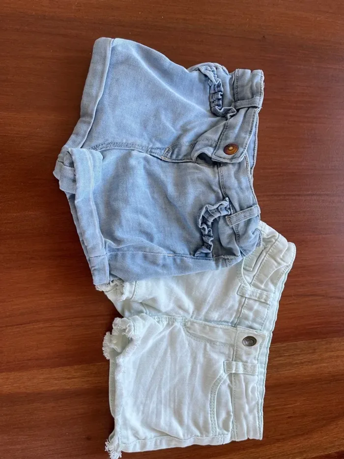 Lot de 2 shorts Tape à l’Oeil très bon état taille 2 ans
