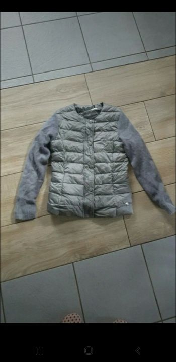 Doudoune manches lainage fille 9/10 ans