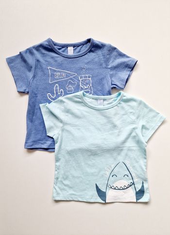 Tex Baby - Lot de 2 tee-shirts manches courtes - Neuf ! (18 mois)
