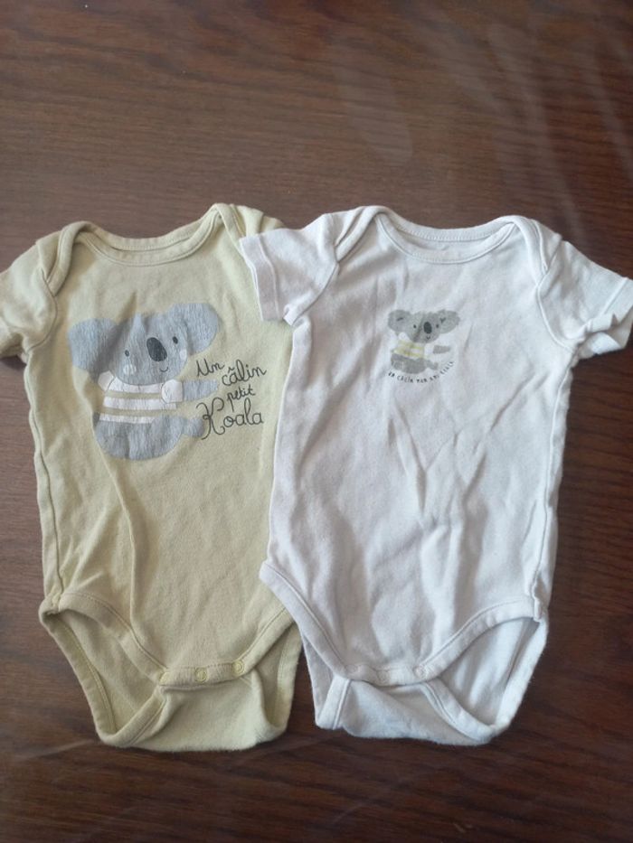 Lot de 2 bodies manches courtes koala🐨