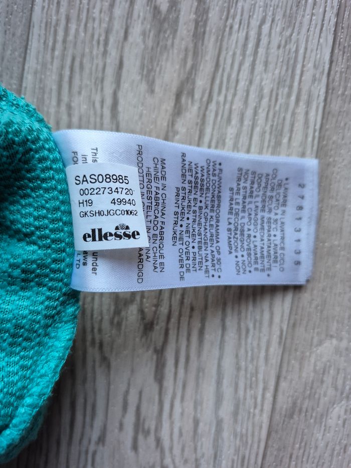 Veste polaire 3/4 zip - ellesse  - verte - taille S  - très bon état. - photo numéro 7