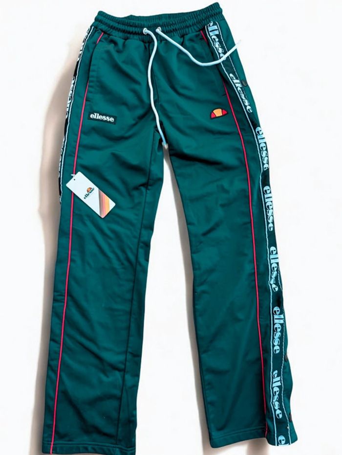 Jogging Ellesse vert forêt jambes boutonnées - photo numéro 2