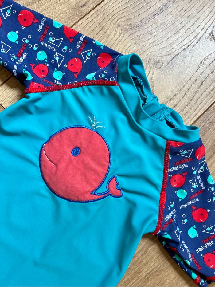 Combinaison de natation bébé - Baleine bleue - photo numéro 4