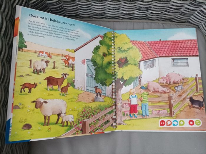 Joli livre tip toi "je découvre la ferme" - photo numéro 4