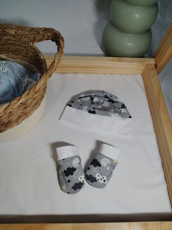 Ensemble bonnet mouffle