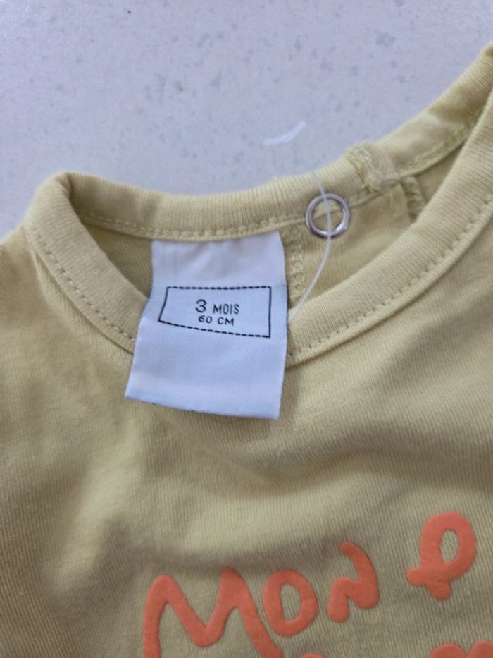 Body T-shirt 3 mois - photo numéro 7