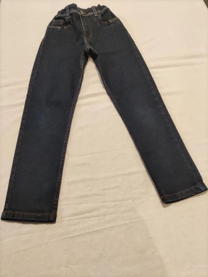 Ensemble garçon jean et gilet polaire 7/8 ans - photo numéro 2