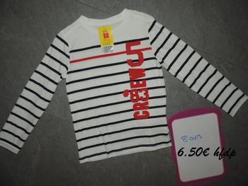 tee shirt taille 8 ans