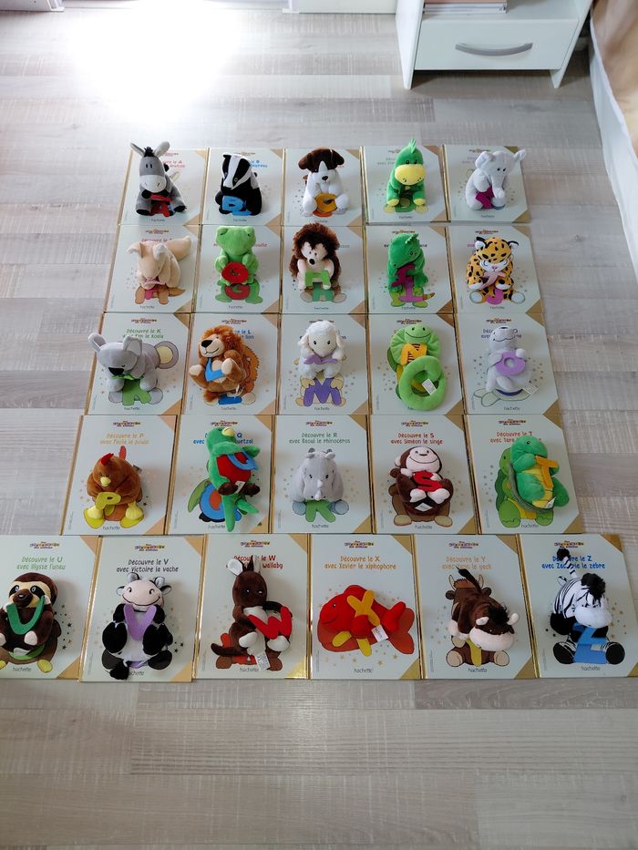 Abécédaire  des animaux + peluches